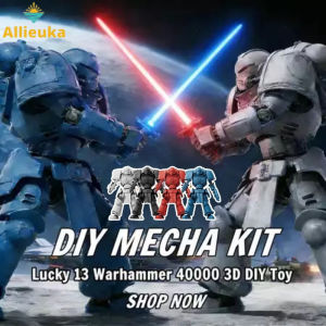 Allieuka Lucky 13 Warhammer 40000 3D 13 Action Figure Robot Movable Joints Model Assembly Toys