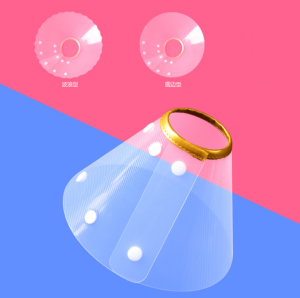 Vòng cổ chống liếm cho Chó Mèo thành cao có nhiều nấc điều chỉnh (mẫu mới) - Hara Pet Store