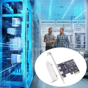 PCIE to Double Type C Expansion PCIE X1 to 2 Port Type C USB 3.2 GEN1 5Gbps Convert ASM1042 Chip for Desktop