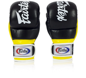 Fairtex FGV18 Super Sparring Grappling MMA Gloves Yellow