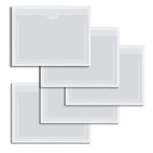 10PCS Windshield Card Holder Clip Self Adhesive Windshield Insurance Stickers Car Clears ID Card Bag Case Badge Holder