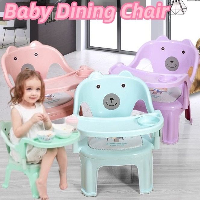 2 In 1 Baby Feeding Dining Chair with Removable Food Tray