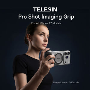 Magnetic Pro Shot Imaging Grip with 3200mAh Wireless Charging for IPhone 12 13 14 15 16 17Pro Max
