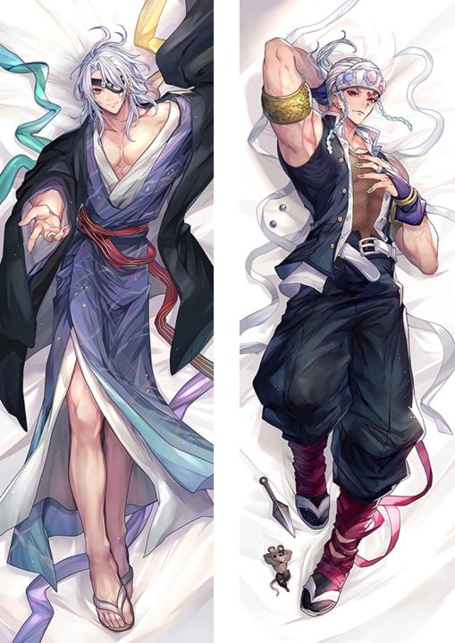 Anime Decorating Pillow Case Demon Slayer Uzui Tengen Dakimakura Double Side Print Hugging Body Cushion Cover Otaku Waifu Lazada PH