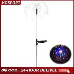 Garden Solar Fireworks Lights 2Pcs Waterproof Fairy Lights Starburst Design for Outdoor Yard and Patio Decor