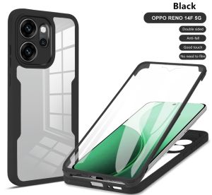 360 Full Body Screen Protector Transparent Case For OPPO Reno 14 Pro 14F Reno14 Reno14F 5G Shockproof Phone Cover