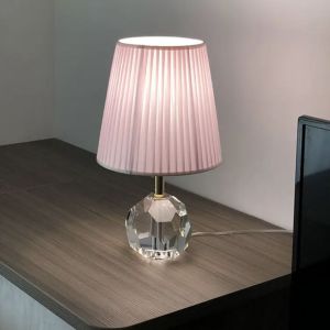 Modern Luxury Table Lights Crystal Lamp for Livingroom Bedside Home Decor  Standing Desk Light