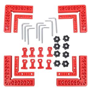 8 Bộ Ê tô vuông góc cho đồ gỗ Kẹp góc vuông 90 độ để định vị chính xác và ổn định cho các dự án tự làm