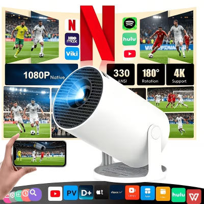 2026 World Cup Special HD 1080P WiFi BT Projector