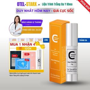 Huyết Thanh Vitamin C Nồng Độ Cao 15% Dr. Samkim 23g Dưỡng Sáng Giảm Thâm Nám Chống Oxy Hóa OtelStaX ODrK-C23 Pure Vitamin C 15% Chuẩn Auth