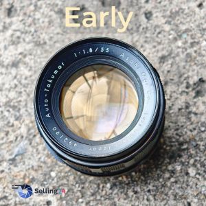 เลนส์มือหมุน Super-Takumar 55mm f1.8(16) Early M42 Mount Excellent 85%