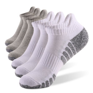 NEENCA Ankle Athletic Running Socks Low Cut Sports Socks Breathable Cushioned Tab Socks for Men Women 6 Pairs
