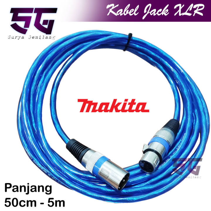 Kabel Mixer Equalizer Crossover Aksessoris Jek Mic Audio Makita Jack