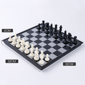Magnetic Chess Set Foldable Board Chess International Chess Set Travel Magnetic Chess Game Table Game Gift 25x25/32x32cm 32CM 2CM