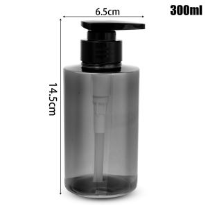 YESPERY 500ml/1000ml Pump Bottle Dispenser Plastic Refillable Bottles Wide Mouth Style Refillable Empty for Travel Shower Soap