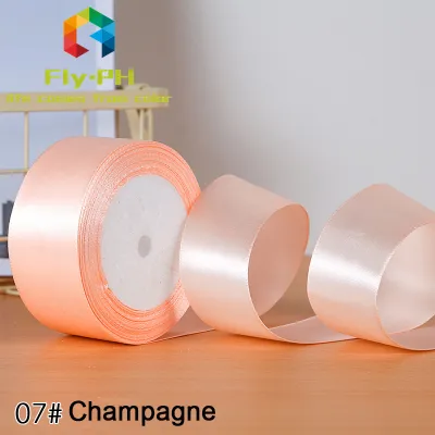 FLY|PFly.PH | 25Yards/22m/Roll 4cm ribbon satin ribbon decorative ribbon gift packaging Ribbon roll