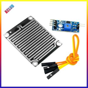Mưa Cảm biến nước Relay mô-đun điều khiển LM393 mưa lá lá cảm biến độ ẩm mô-đun Rơle độ nhạy cao Đối với Arduino