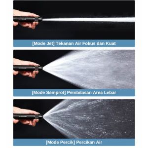 Kepala Semprotan Air Cuci Motor Mobil Tanaman Hoze Noozle Water Spray Steam Kuningan Tekanan Tinggi