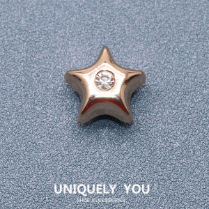 Metal jibbitz crocs charm crocs Shoe Buckle Shoe Accessories Cute Cherry Heart Mushroom Fashion Shoes Accessories