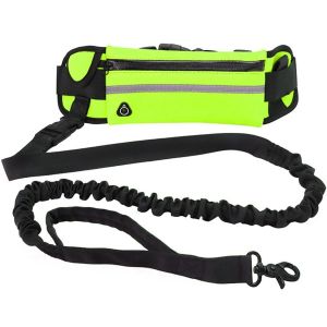 Hands Free Dog Leash for Running Walking Reflective Leash with Waist Bag Retractable Elastic Belt Dog Traction RopeProducts2026