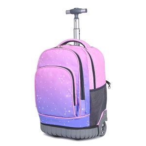 Trolley Backpack 2 Wheel Travel Luggage Kid Children School Bag For Girl Boy Water Resistant (SG Stocks)