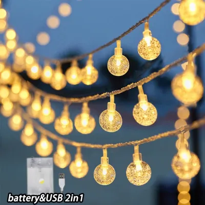 Hari Raya Lights 10M LED Fairy Light LED String Light Bulb Battery Operated Party Light Wedding Garden Ramadan Hari Raya Decoration