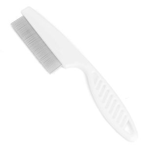 【Ready From SG】Pet Flea Comb for Dogs and Cats Fine-Tooth Stainless Steel Needle Comb Pet Dog Cat Flea Remove Comb Hair