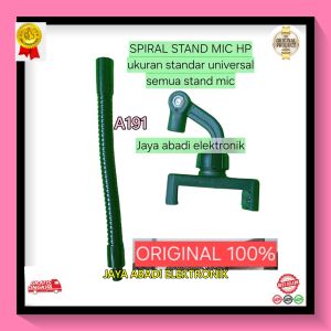 A191 BRACKET ORI 100% EXTENSION 3/8 HP STAND MICROPHONE TIANG STANDING HOLDER SAMBUNGAN MIK JADI HP SPIRAL BESI METAL fleksibel ELASTIS PENYAMBUNG sambungan DRAT FLEXSIBLEextension mik mix BREKET DUDUKAN MIKROFON PERpanjangan dudukan  Bisa kesemua jenis s