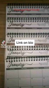 Personalized 2026 | 2027 Calendar with Free Weekly Planner Backing