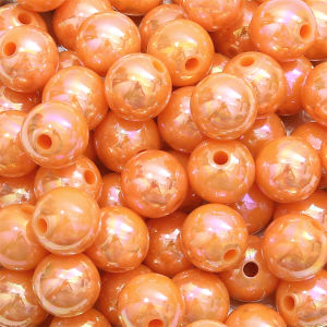 30 cái/túi 12mm Acrylic mạ hạt nhiều màu cho vòng đeo tay vòng cổ làm tròn charm hạt đệm rời thủ công tự làm mặt dây nguồn cung cấp