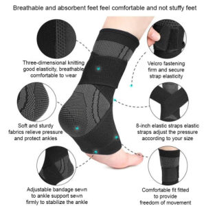 Sports Ankle Protectors Compression Straps Fixation Outdoor Support Sleeves