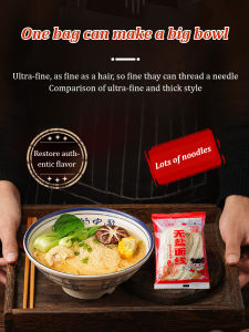 Superfine Noodles with Iron Yam Authentic Threaded Noodles for Nourishing Stomach and Spleen