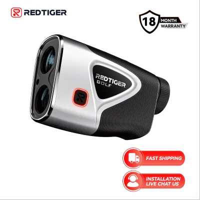 REDTIGER Golf Rangefinder 1200 Yards 7X Magnification Flag Lock Vibration Rechargeable
