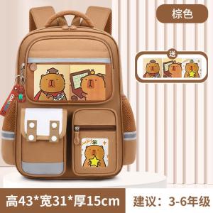 QNQN 【การจัดส่งสินค้า 2-3 วัน】กระเป๋านักเรียนใหม่สำหรับเด็กนักเรียนหญิงชั้นประถมศึกษาปีที่หนึ่งสองสามสี่ห้าหกกระเป๋าเป้สะพายหลังความจุขนาดใหญ่สำหรับเด็กผู้หญิงกระดูกสันหลังป้องกันกระเป๋าสะพายคู่