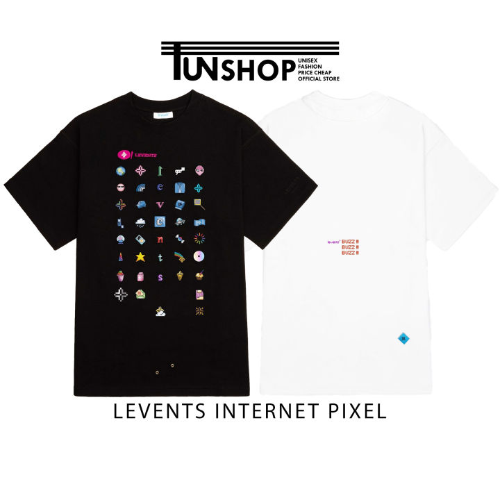 Áo LEVENTS INTERNET LOVE PIXEL , Tee Thun Local Brand Levent ...