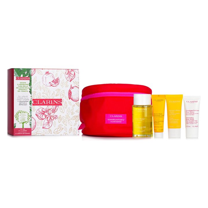 CLARINS - SPA At Home Set: 4pcs+1bag | Lazada Singapore