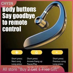 [COD] CHYIN Wireless Bluetooth 5.0 Ear-Hook Earphones Sports Business Single Ear Headset Handsfree Headphone With Mic For Cell Smartphones