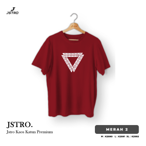 Jstro Kaos Pendek Motif | Triangle Red