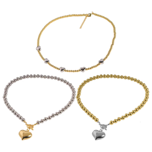 Vibrant Adjustable Alloy Heart Pendant Necklace For Women And Men Stylish Party Accessories Collarbone Chain Charm