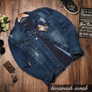 GRAFFITY CUCI GUDANG JAKET JEANS POLOS PRIA-JEANS DENIM-JEANS COWOK-JAKET JEANS GAMBAR-JAKET LEVI