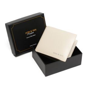 [TERBARU] HONYAN MAN Dompet Lipat Pria Calvin Short Wallet Kulit Sapi Asli Berkualitas