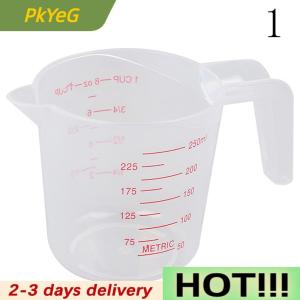 PkYeG High quality plastic measuring jug large capacity scale cup 250 500 1000ml