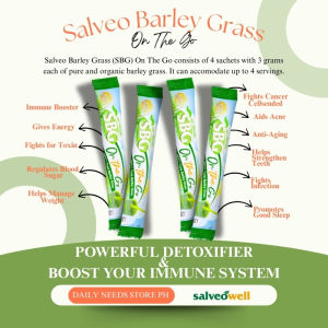 80grams SBG TRIAL PACK - Boost Your Immune System with Salveo Barley Grass Powder Mahalaga ang Kalusugan by DNSPH
