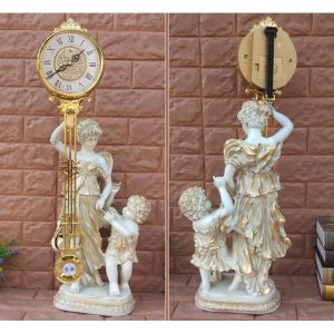 Đồng hồ để bàn tân cổ điển hình tượng mẹ và bé DH67-A