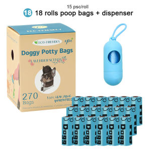 HamshMoc Dog Poop Bag Leak Proof Eco-friendly Quality Thick Waste Bags for Dog Puppy Outdoor Garbage Poop Clean Bags Pet Grooming