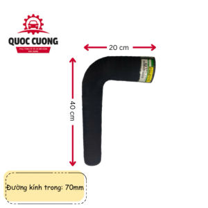 ỐNG NƯỚC CAO SU CO L DÀI BỐ VẢI HÀNG CHỊU NHIỆT (GIÁ BÁN THEO CÁI)