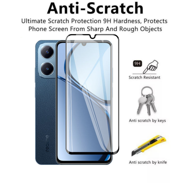 Tempered%20Glass%20Realme%20C63%20Anti%20Gores%20Layar%20Full%20Cover%20Handphone%20-%20Image%202