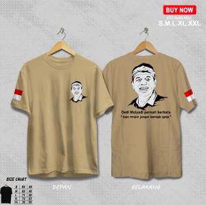 kaos dedi mulyadi pernah berkata kalo miskin jgn banyak gaya | baju distro | cocok untuk pria dan wanita