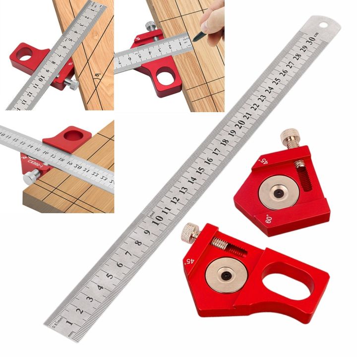 [High Quality] Steel Ruler Positioning Block 45/60/90 Degree Angle ...