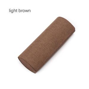 Classic Box Retro Oval Glasses Box Sunglasses Linen Folding Eyewear Case Optical Handmade Storage Glasses Case Eye Glass Case